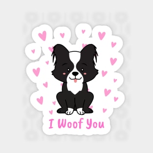 I Woof You cute dog Sticker